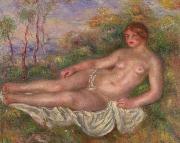 Pierre-Auguste Renoir Reclining Woman Bather painting